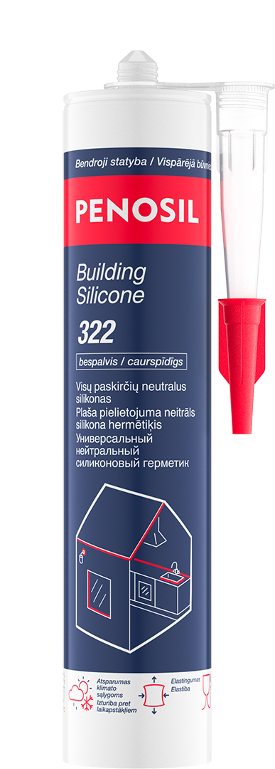 Penosil Building Silicone 322 neutralus silikonas