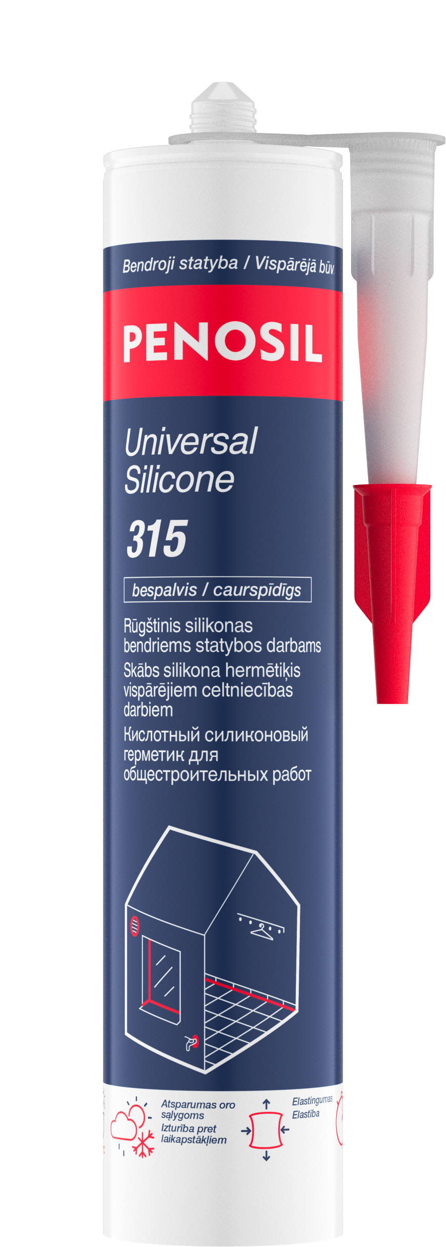 Penosil Universal Silicone 315 universalus silikonas