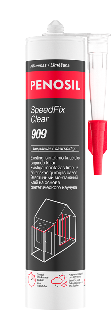 Penosil SpeedFix Clear 909 bespalviai kaučiukiniai klijai