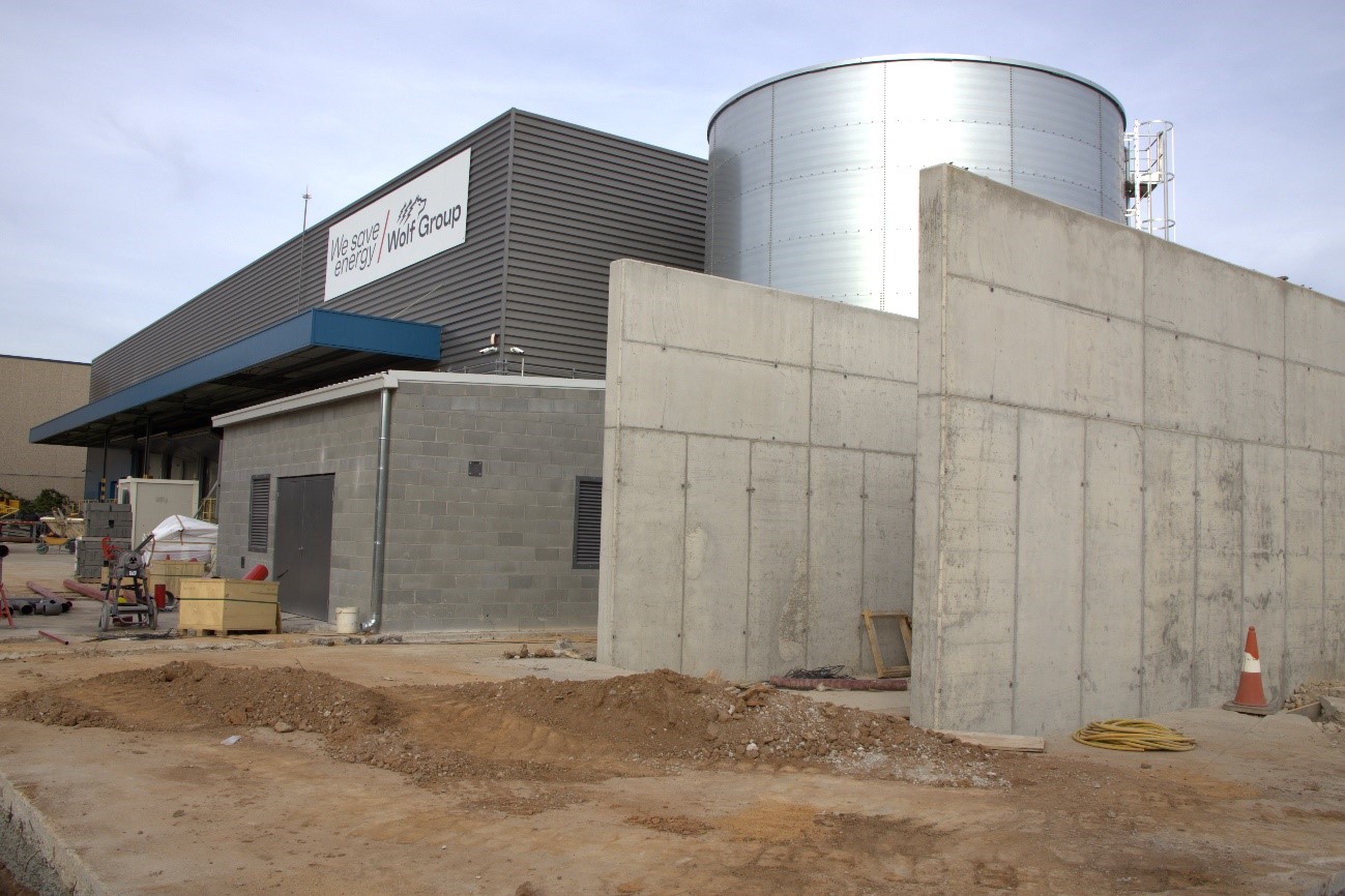 Construction of PU foam production in Spain - Wolf Group